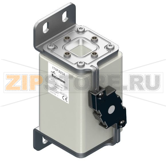Предохранитель, 400 A, DC 1200 В, 100 кА, size 2, 65x90x165 мм, aR, IEC Eaton FUSE 400A 1200V 2 