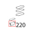Accenditore H21, 09, 02, 220 V, 50 Hz Unox XVC 515G