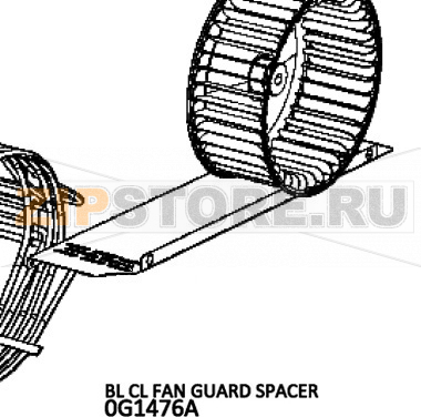 BL CL fan guard spacer Unox XV 593 BL CL fan guard spacer Unox XV 593Запчасть на деталировке под номером: 43Название запчасти на английском языке: BL CL fan guard spacer Unox XV 593