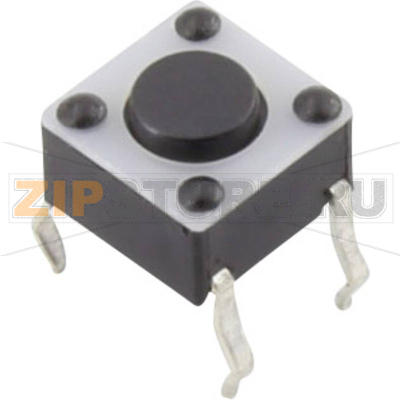 Кнопка 12 В/DC, 0.05 A, 1 x выкл/вкл, без фиксации, 1 шт TRU Components YST-1102 
