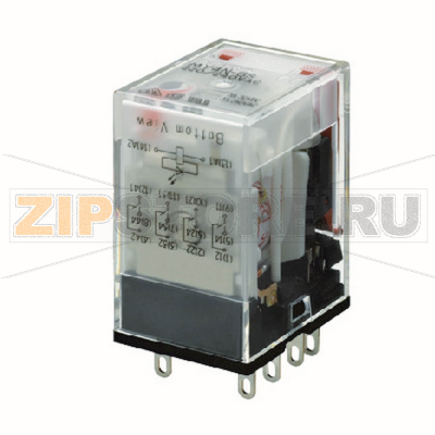 Реле силовое миниатюрное электромеханическое Omron MY4-GS 24VDC 
