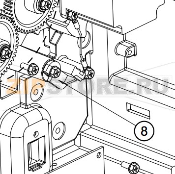 Направляющая сенсора Datamax I-4406 Направляющая датчика Datamax I-4406Запчасть на сборочном чертеже под номером: 8Название запчасти Datamax на английском языке: (2PK) Guide, Media Sensor 