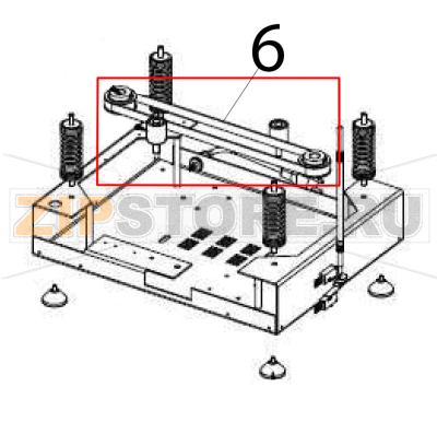 Gear belt Vema AP 2091 Gear belt Vema AP 2091Запчасть на деталировке под номером: 6