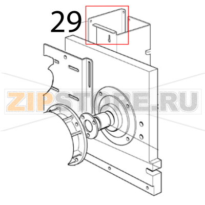Water pump cover Scotsman MAR 78 SPLIT Water pump cover Scotsman MAR 78 SPLITЗапчасть на деталировке под номером: 29