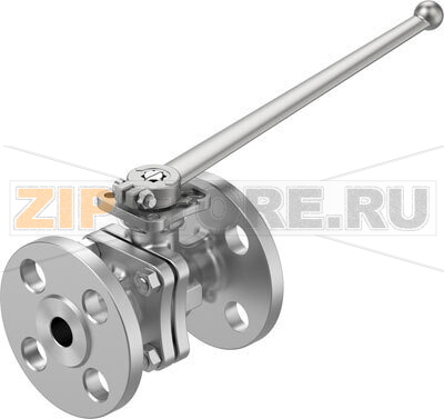 Кран шаровой Festo VZBF-1/2-P1-20-D-2-F0304-M-V15V15 