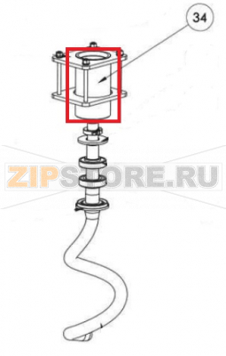 Boccola Spirale Sigma SL 80        Boccola Spirale Sigma SL 80Запчасть на сборочном чертеже под номером: 34Название запчасти Sigma на итальянском языке: Boccola Spirale Sigma SL 80