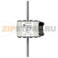 Предохранитель, 1250 A, AC 600 В, 200 кА, size 2, 61x77x135 мм, aR, IEC UL Eaton FUSE 1250A 60