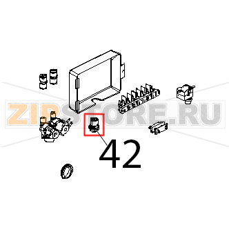 Passaparete Ø: 8 Unox XB 403G Passaparete Ø: 8 Unox XB 403GЗапчасть на деталировке под номером: 42