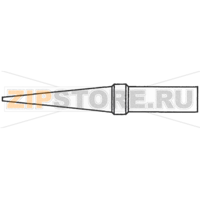Жало паяльное, удлиненное, коническое, наконечник: 0.8 мм, 1 шт Weller 4ETOL-1 
