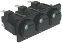 СТРОЕННЫЙ ОДНОПОЛЮСНЫЙ ПЕРЕКЛЮЧАТЕЛЬ, 16А, 250В