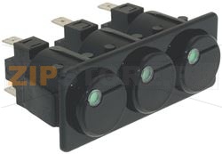 СТРОЕННЫЙ ОДНОПОЛЮСНЫЙ ПЕРЕКЛЮЧАТЕЛЬ, 16А, 250В 