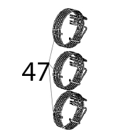 Circ. heat. element D=230, 5 turns Unox XB 895
