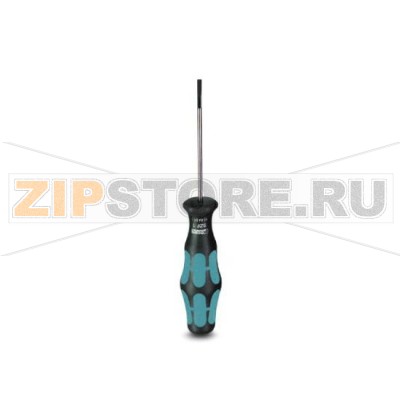 Инструмент для затягивания винтовых клемм / отжима пружин клемм ST Phoenix Contact SZF 1-0,6X3,5 возможно использование в качестве шлицевой отвертки, размер: 0,6 x 3,5 x 100 мм, 2-компонентная ручка, защита от соскальзывания руки.Минимальный заказ: 10 шт.Упаковка: 10 шт.