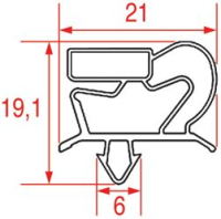 SNAP-IN GASKET 725x395 mm