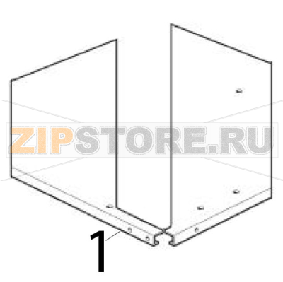 Supporto frontale Scotsman MF 46 WS Supporto frontale Scotsman MF 46 WSЗапчасть на деталировке под номером: 1