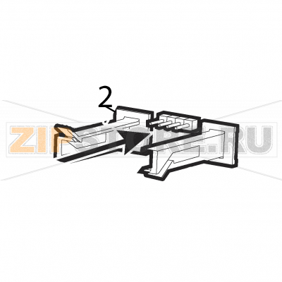 PCB card guide Intermec PD42 PCB card guide Intermec PD42Запчасть на деталировке под номером: 2Название запчасти на английском языке: PCB card guide Intermec PD42.