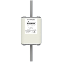 Предохранитель, 500 A, AC 1100 В, 100 кА, size 1, 45x59x156 мм, aR, IEC UL Eaton FUSE 500A 110