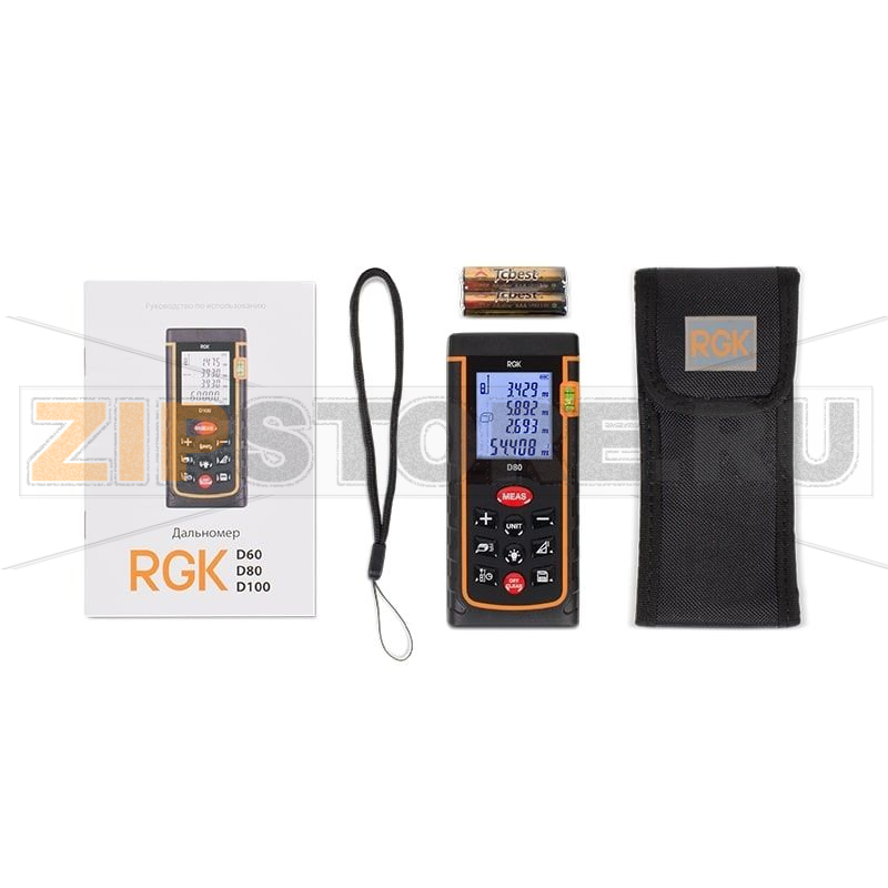 Дальномер лазерный RGK D80 