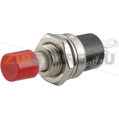 Кнопка 250 В/AC, 1.5 А, 1 x выкл/вкл, без фиксации, 1 шт TRU Components TC-R13-24A1-05-GN 
