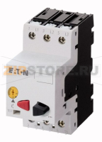 Автоматический выключатель защиты двигателя 0,4А, 3 полюса Eaton PKZM01-0,4
