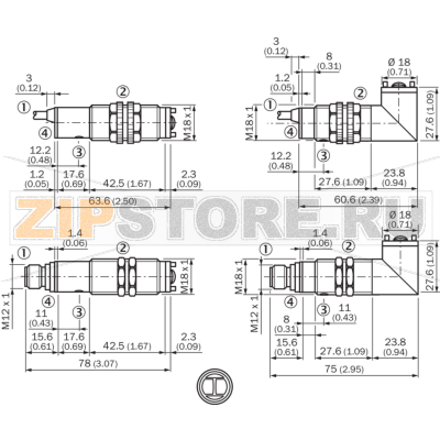 Датчик оптический SICK VL18-3F3140 