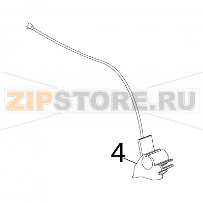 Inner guide Intermec PF4i Inner guide Intermec PF4iЗапчасть на деталировке под номером: 4Название запчасти на английском языке: Inner guide Intermec PF4i.