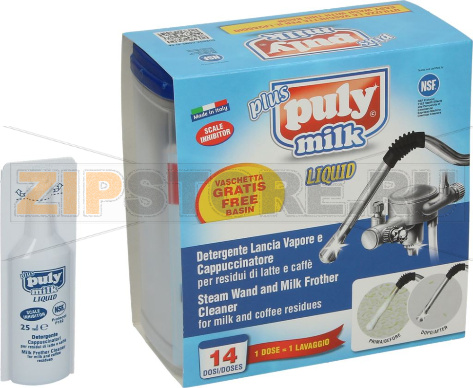 МОЮЩЕЕ СРЕДСТВО PULY MILK PLUS 14X25 МЛ 