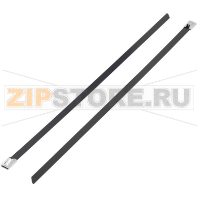Стяжка кабельная 300 мм, черная, 1 шт TRU Components TC-BSTC-300L203 