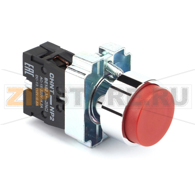 Кнопка управления, 1НЗ, IP40, без подсветки, красная Chint NP2-BL42 
