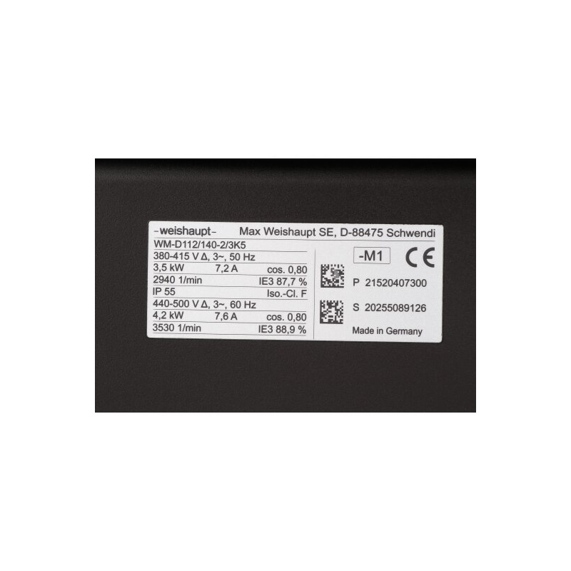 Электродвигатель 3.5 кВт, 2940 об/мин Weishaupt WM-D112/140-2/3K5 