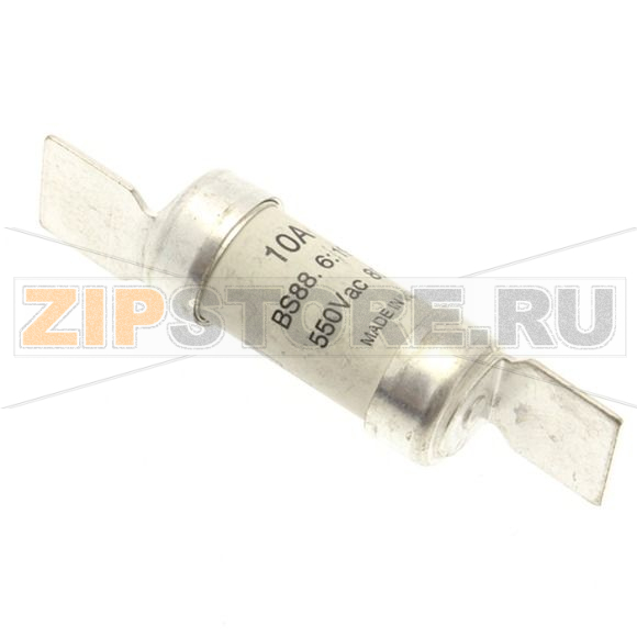 Предохранитель, 10 A, AC 550 В, 80 кА, BS88/F1, 14x59 мм, gL/gG, BS Eaton 10AMP 550V AC BS88 FUSE 