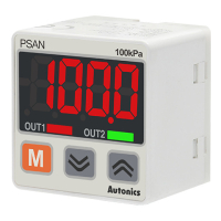 Датчик давления цифровой, компактный, разъем с кабелем Autonics PSAN-01CPV-NPT1/8