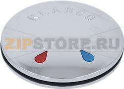 Chrome-plated plate with drops for 