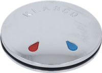 Chrome-plated plate with drops for