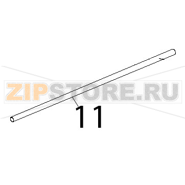 Tubo maniglia D-est=18, Sp=1, L=718, inox L.M. 800 Unox XF 193 Tubo maniglia D-est=18, Sp=1, L=718, inox L.M. 800 Unox XF 193Запчасть на деталировке под номером: 11