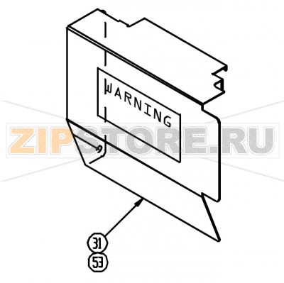 Крышка Datamax A-4310 RH Крышка Datamax A-4310 RHНазвание запчасти Datamax на английском языке: COVER