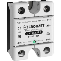 Реле твердотельное 75 А, 660 В/AC, 1 шт Crouzet GN75DZH