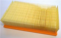 FILTRE PLAT CARRE ACCORDEON
