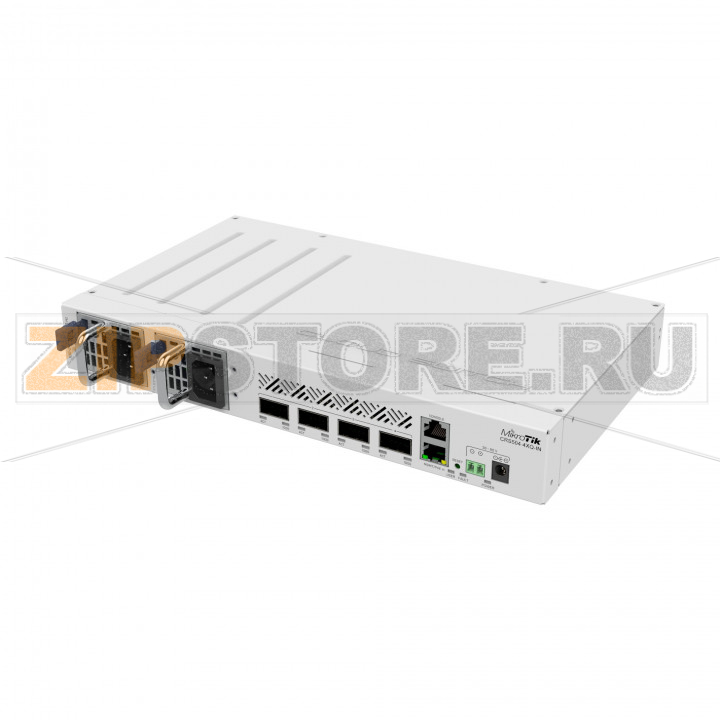 Коммутатор энергоэффективный, компактный MikroTik CRS504-4XQ-IN 