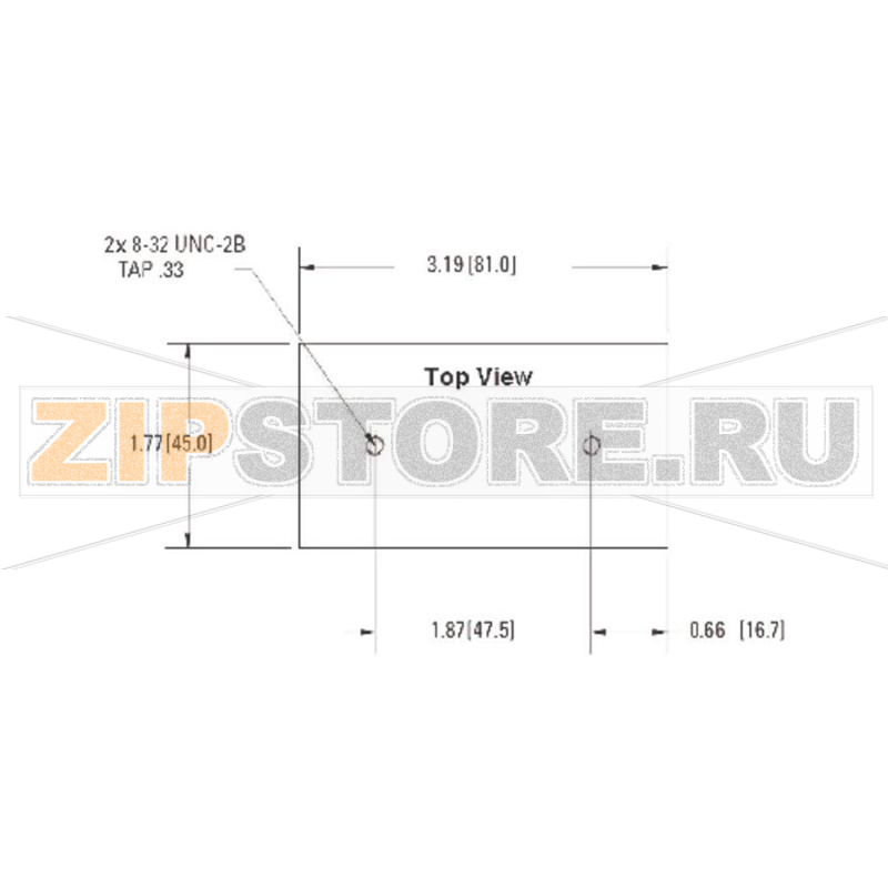 Радиатор 3 К/Вт, 81x45x46.5 мм, 1 шт Crydom HS301DR 