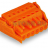 MCS MIDI Classic 1-conductor female plug; Locking lever; 2.5 mm; Pin spacing 5.08 mm; 14-pole; 2,50 mm; orange Wago 231-314/037-000 - MCS MIDI Classic 1-conductor female plug; Locking lever; 2.5 mm; Pin spacing 5.08 mm; 14-pole; 2,50 mm; orange Wago 231-314/037-000