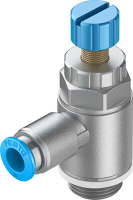 Дроссель с обратным клапаном Festo GRLA-3/8-QS-8-RS-D