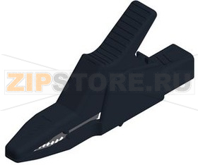 Зажим 32 A, 1 кВ, тип: крокодил, черный Hirschmann AK 2 B 2540 I BLACK 