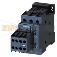КОНТАКТОР, 3 ПОЛ., AC-3, 11KW/400V, 2NO+2NC, DC 48V, ТИПОРАЗМЕР S0 ВИНТОВЫЕ КЛЕММЫ REMOVABLE AUX. SWITCH Siemens 3RT2026-1BW44