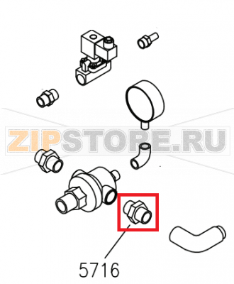 Riduzione 3/4&#039;M-1/2&#039;M Inox Aristarco TR 1650                         Riduzione 3/4'M-1/2'M Inox Aristarco TR 1650Запчасть на сборочном чертеже под номером: 5716Название запчасти Aristarco на итальянском языке: Riduzione 3/4'M-1/2'M Inox Aristarco TR 1650