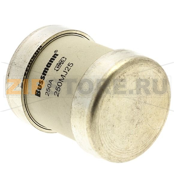 Предохранитель энергосистем, 250 A, AC 415 В, 80 кА, BS88/J, 39x46 мм, gU, BS Eaton 250A 415V AC 