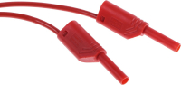 Провод тестовый 2 м, 10 A, 1000 В/AC/DC, красный Hirschmann 975698701
