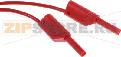 Провод тестовый 2 м, 10 A, 1000 В/AC/DC, красный Hirschmann 975698701 