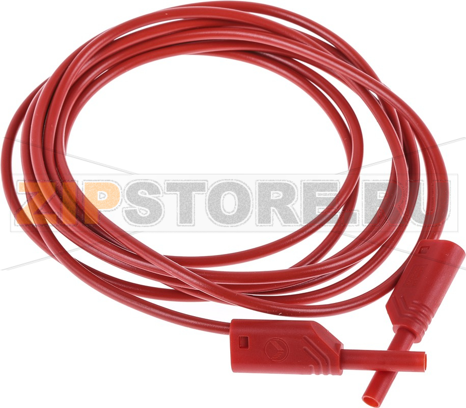 Провод тестовый 2 м, 10 A, 1000 В/AC/DC, красный Hirschmann 975698701 