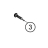 Винт SEMS PHP M3X14 (50 шт.) Datamax W-6308
